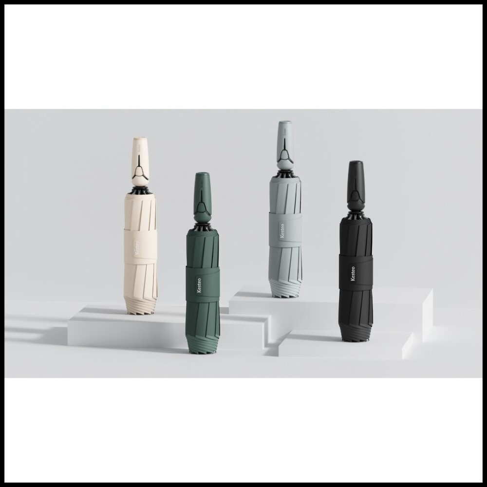 Windproof Travel Umbrella Automatic Reverse Fold … - image 7